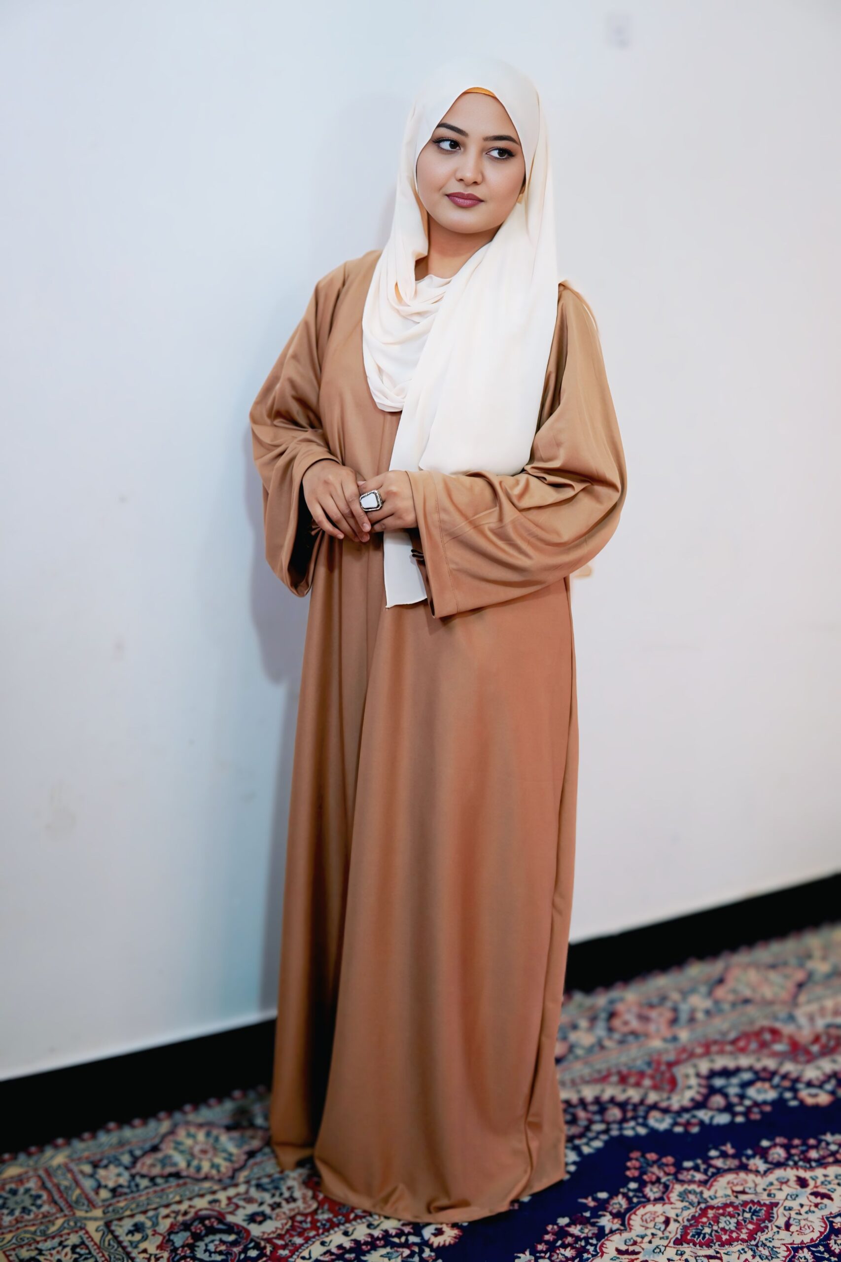 Mocha Nude- Soft Premium Jersey Abayah