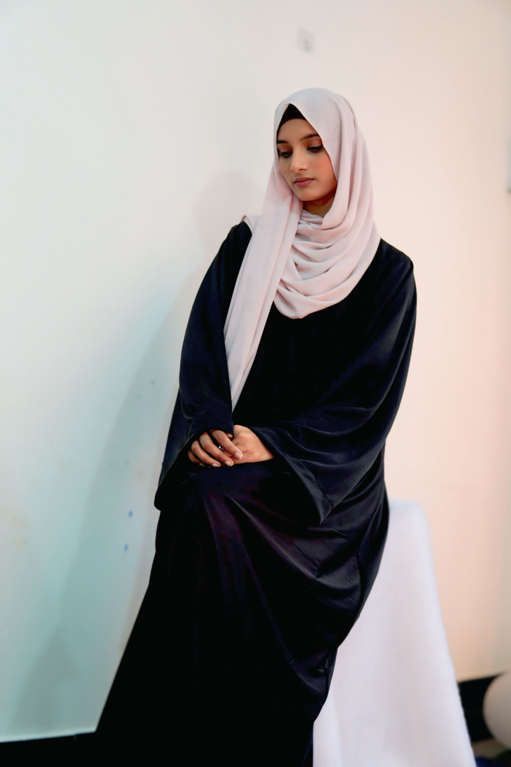 Noor black- Soft Premium Jersey Abayah - Image 2