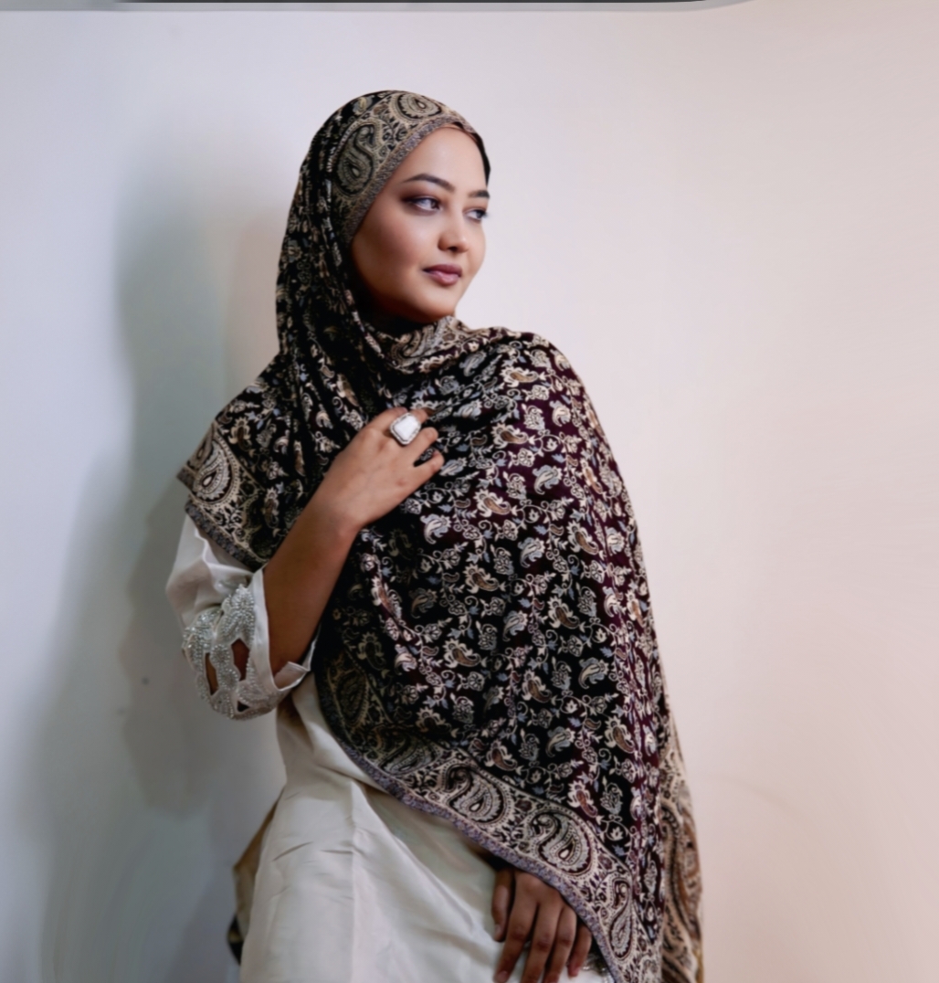 Pashmina Mehroon
